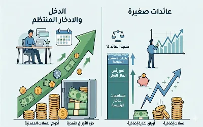 لماذا يكون الدخل أهم من العائد في بداية رحلة الاستثمار؟