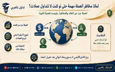💱لماذا تؤثر مخاطر العملة على استثماراتك حتى بدون تداول الفوركس؟