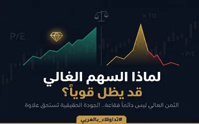 لماذا قد يظل السهم “الغالي” قويًا في السوق؟
