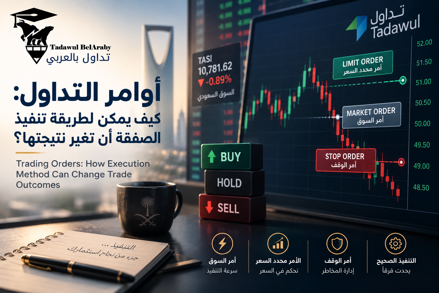 أوامر التداول: كيف يمكن لطريقة تنفيذ الصفقة أن تغير نتيجتها؟❗