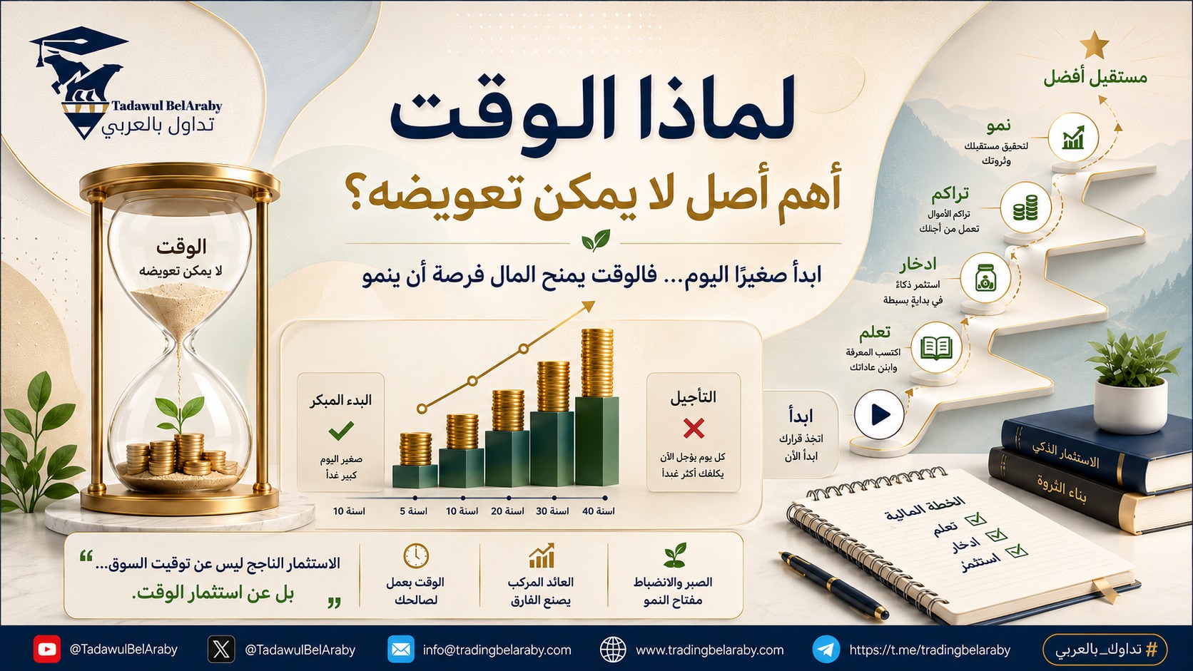لماذا الوقت أهم أصل لا يمكن تعويضه؟⏳