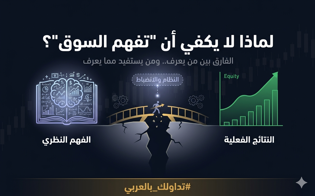 الفهم وحده لا يكفي: لماذا لا تتحول المعرفة دائمًا إلى نتائج في السوق🔴