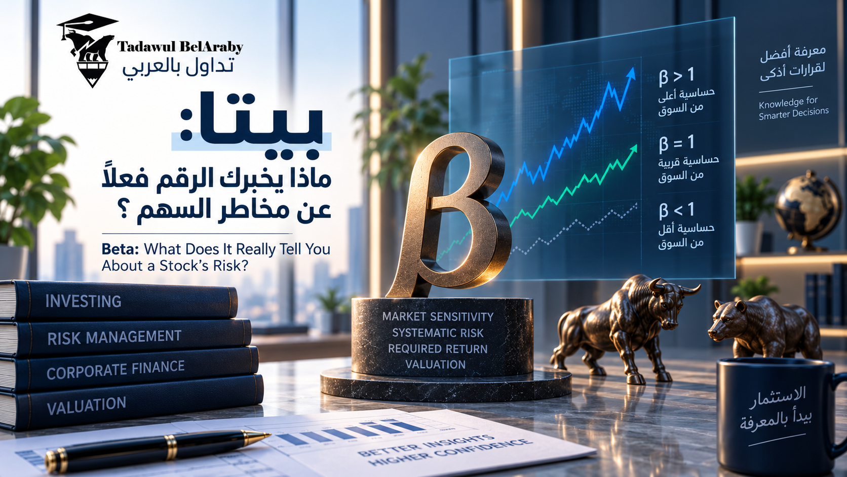 🟠🅱 بيتا: ماذا يخبرك الرقم فعلًا عن مخاطر السهم؟